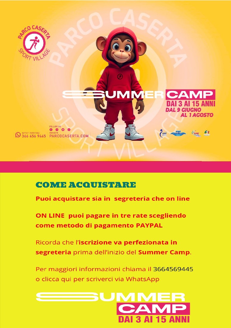 Scopri di più sull'articolo Summer Camp Parco Caserta