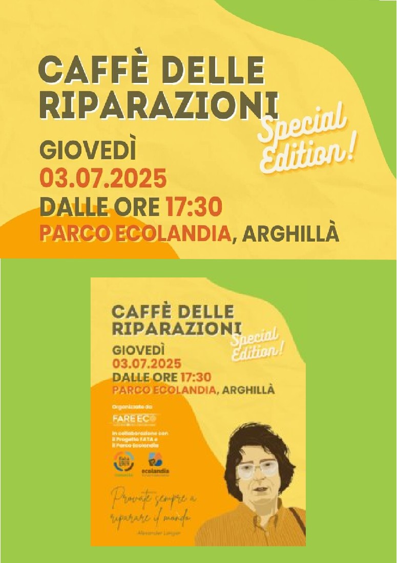 Scopri di più sull'articolo Caffè delle riparazioni