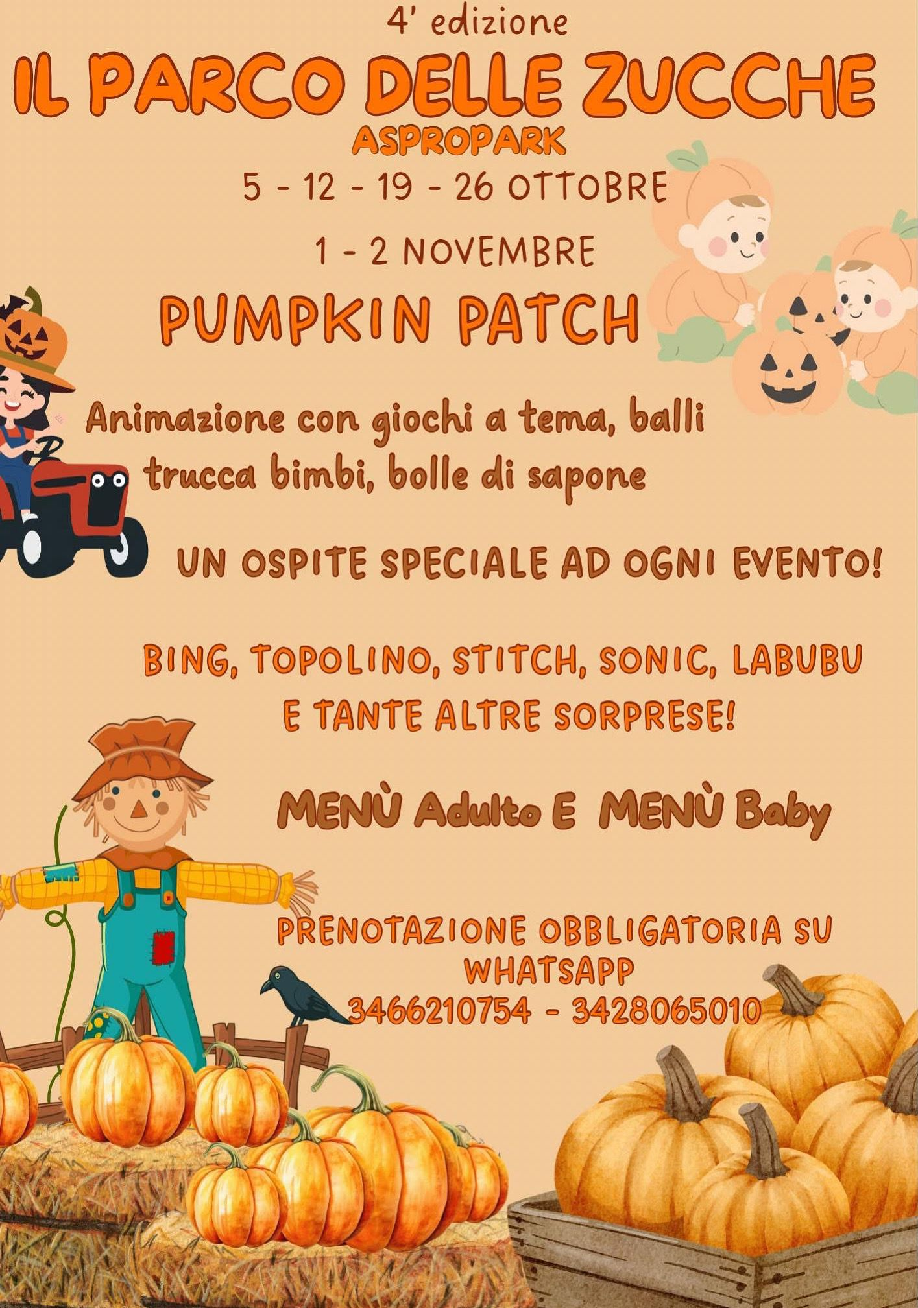 Scopri di più sull'articolo IL PARCO DELLE ZUCCHE – ASPROPARK